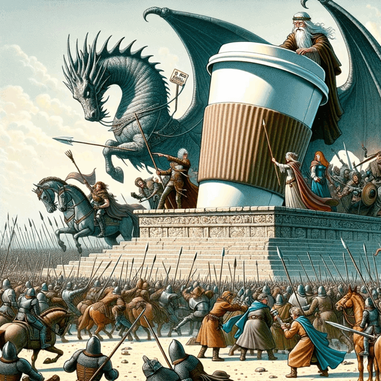 Gandalf casi venció a Sauron con un frappuccino en mano. ¿Quién iba a imaginar que el café era el verdadero elixir mágico de la Tierra Media? ☕️✨
