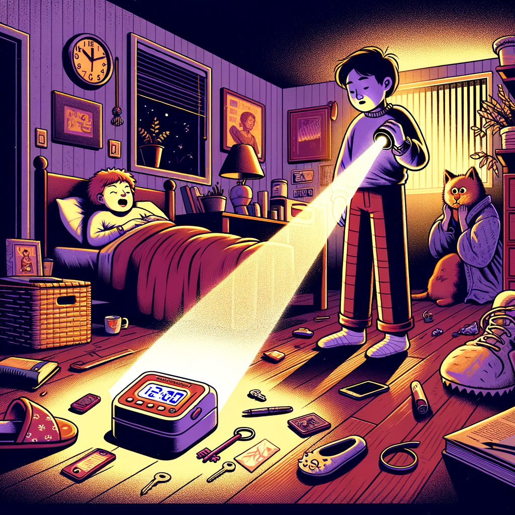 Reloj linterna: porque nada dice "genio del siglo XX" como iluminar tu camino hacia el baño a las tres de la madrugada. 🕛🔦