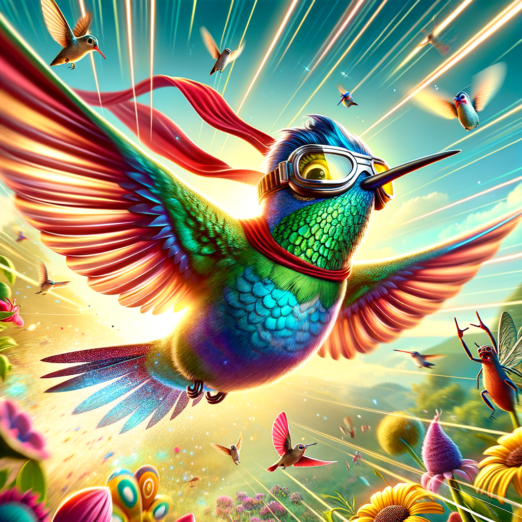 🕊️ Colibríes: con un aleteo de 80 veces por segundo, estos maestros del aire hacen piruetas que harían sonrojar a cualquier piloto de acrobacias. ¡Física, tiembla!