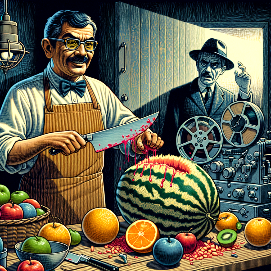 El grito más terrorífico de "Psicosis" proviene de un melón acuchillado, demostrando que el horror puede tener un inesperado sabor frutal. 🍈🔪