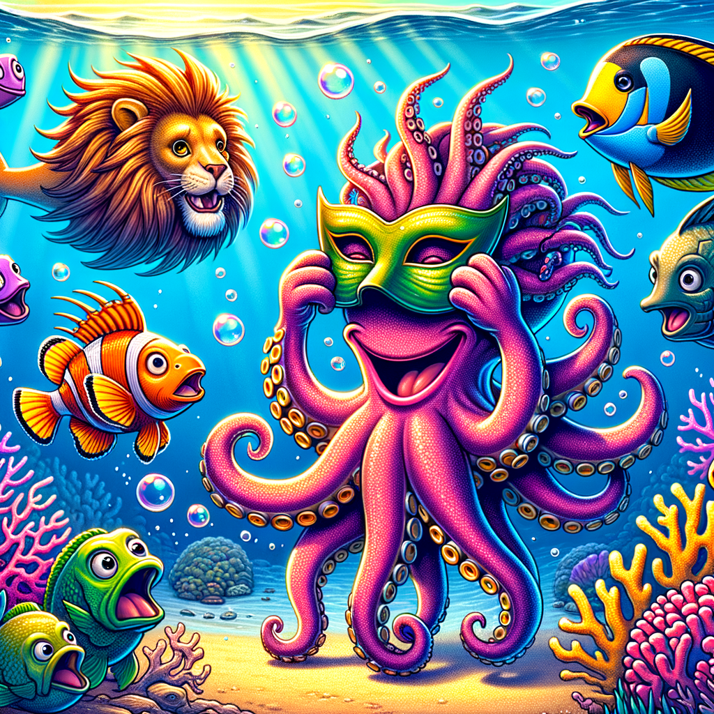 🐙 Pulpo mimo: el transformista maestro del océano que imita a otros animales marinos para burlar a depredadores. ¡El verdadero Oscar de la biología marina!