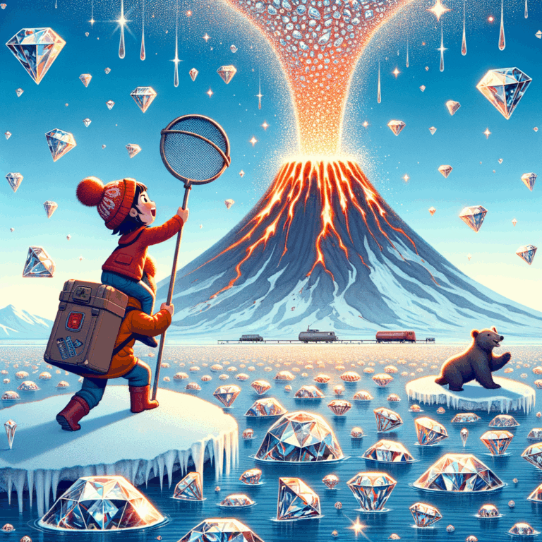💎 Monte Popigai: el volcán siberiano que no escupe lava, sino billones de quilates de diamantes de impacto. La geología nunca fue tan brillante.