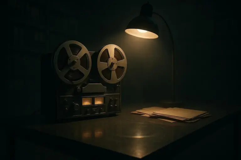 Watergate: del robo a la renuncia entre el mito y los archivos 8 Grabadora de carretes metálica bajo lámpara de escritorio watergate